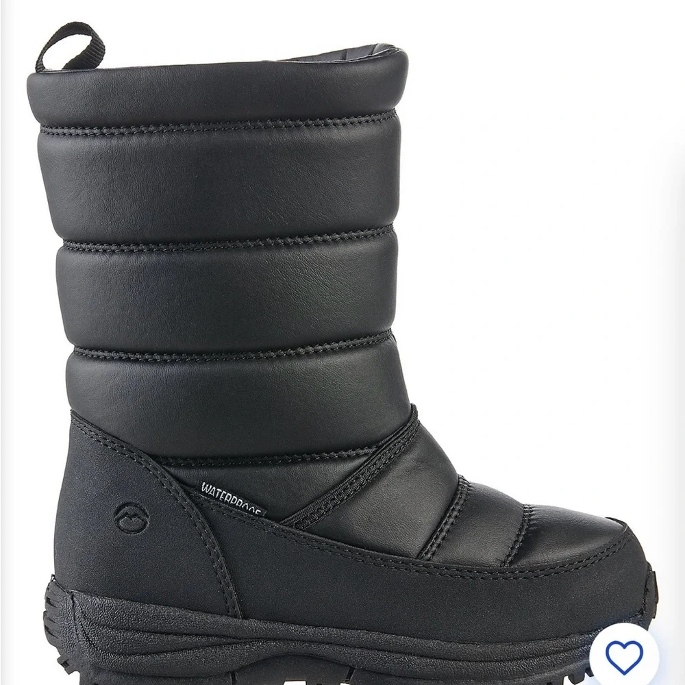 Magellan Kids Black Winter Snow Boots